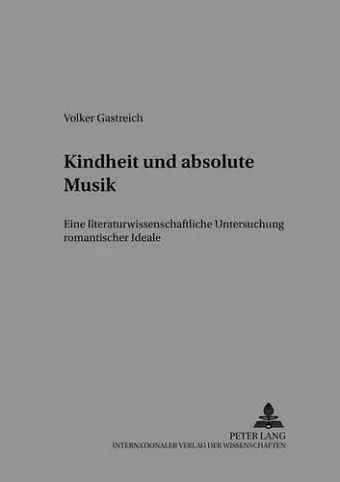 Kindheit Und Absolute Musik cover