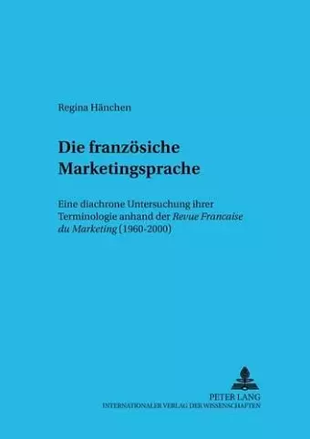 Die franzoesische Marketingsprache cover