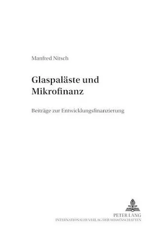 Glaspalaeste Und Mikrofinanz cover