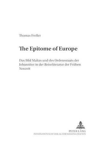 «The Epitome of Europe» cover