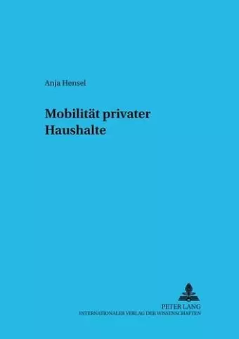 Mobilitaet Privater Haushalte cover