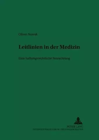 Leitlinien in Der Medizin cover