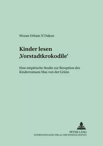 Kinder Lesen «Vorstadtkrokodile» cover