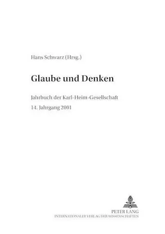 Glaube Und Denken cover