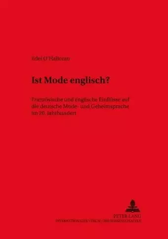 Ist Mode Englisch? cover