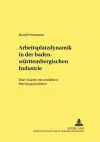 Arbeitsplatzdynamik in Der Baden-Wuerttembergischen Industrie cover