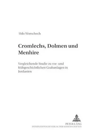 Cromlechs, Dolmen Und Menhire cover