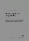 Middle English from Tongue to Text cover