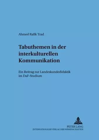 Tabuthemen in Der Interkulturellen Kommunikation cover