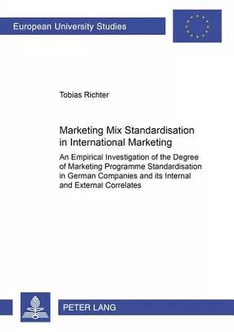 Marketing Mix Standardisation in International Marketing cover