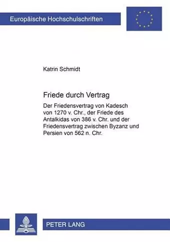 Friede Durch Vertrag cover