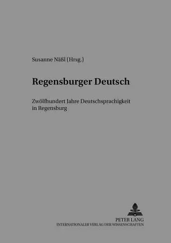 Regensburger Deutsch cover