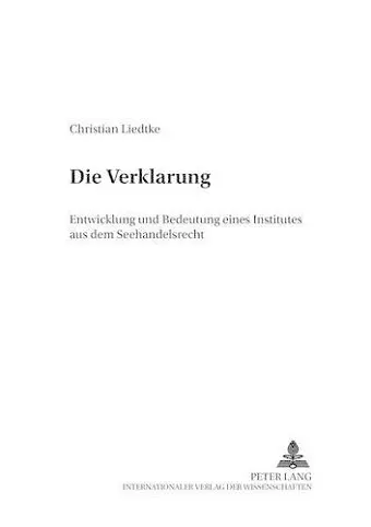 Die Verklarung cover