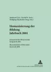 Humanisierung Der Bildung- Jahrbuch 2001 cover