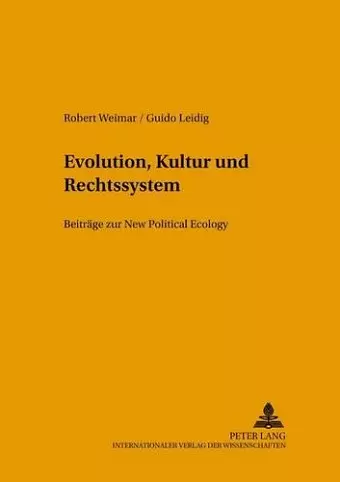 Evolution, Kultur Und Rechtssystem cover