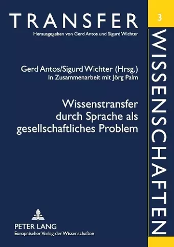 Wissenstransfer durch Sprache als gesellschaftliches Problem cover