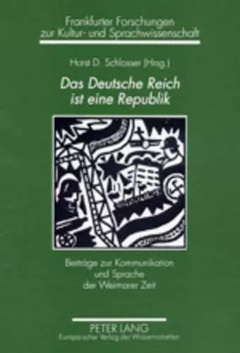 Das Deutsche Reich Ist Eine Republik cover