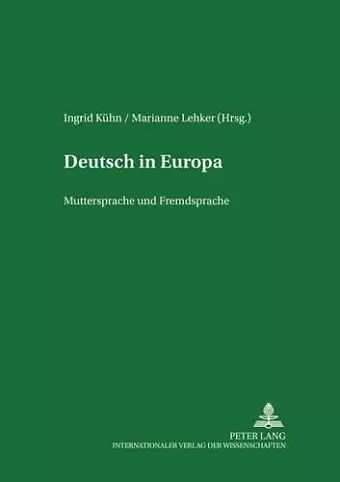 Deutsch in Europa cover