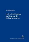 Die Beruecksichtigung Von Kosten in Der Konkurrenzanalyse cover