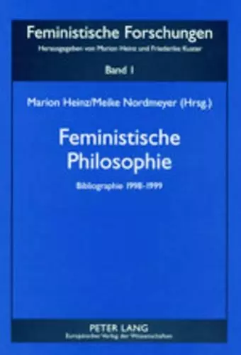 Feministische Philosophie cover