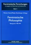 Feministische Philosophie cover