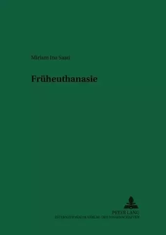 Frueheuthanasie cover