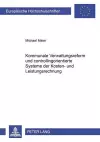 Kommunale Verwaltungsreform Und Controllingorientierte Systeme Der Kosten- Und Leistungsrechnung cover