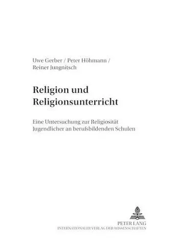 Religion Und Religionsunterricht cover