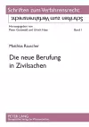 Die neue Berufung in Zivilsachen cover