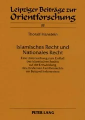 Islamisches Recht Und Nationales Recht- Teil 1 / Teil 2 cover