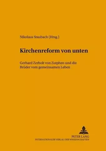 Kirchenreform Von Unten cover