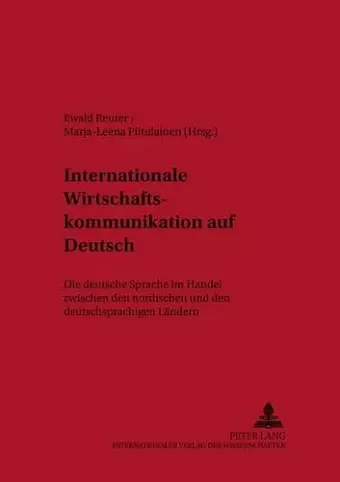 Internationale Wirtschaftskommunikation Auf Deutsch cover