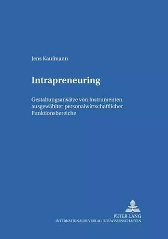 Intrapreneuring cover