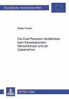 Die Zwei-Personen-Verhaeltnisse Beim Erpresserischen Menschenraub Und Der Geiselnahme cover