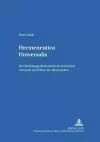 Hermeneutica Universalis cover