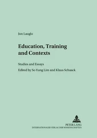 Education, Training and Contexts cover