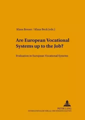 Are European Vocational Systems Up to the Job? cover