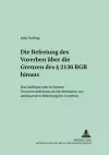 Die Befreiung Des Vorerben Ueber Die Grenzen Des § 2136 Bgb Hinaus cover