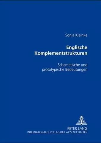 Englische Komplementstrukturen cover