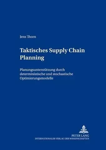 Taktisches Supply Chain Planning cover