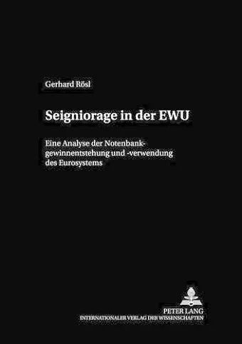 Seigniorage in Der Ewu cover