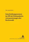 Entscheidungsnormen Im Ipr ALS Wirksamkeitsvoraussetzungen Der Rechtswahl cover