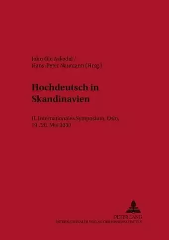 Hochdeutsch in Skandinavien cover