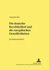 Die Deutsche Berufsfreiheit Und Die Europaeischen Grundfreiheiten cover