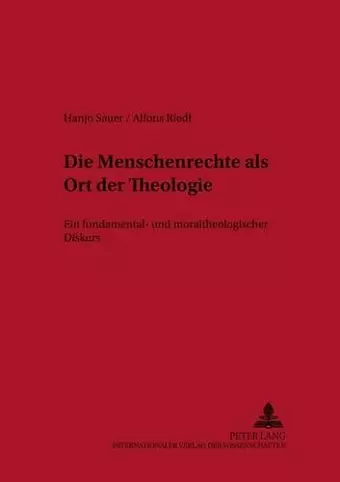 Die Menschenrechte ALS Ort Der Theologie cover