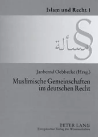 Muslimische Gemeinschaften Im Deutschen Recht cover