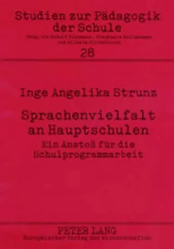 Sprachenvielfalt an Hauptschulen cover