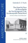 Das Amerika Haus als Bauaufgabe der Nachkriegszeit in der Bundesrepublik Deutschland cover