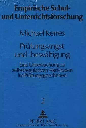 Pruefungsangst Und -Bewaeltigung cover