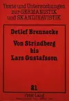 Von Strindberg Bis Lars Gustafsson cover